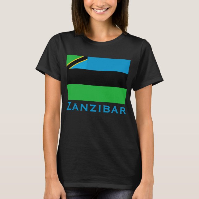 Camiseta Zanzibar, Tanzânia (Oceano Índico) (Frente)