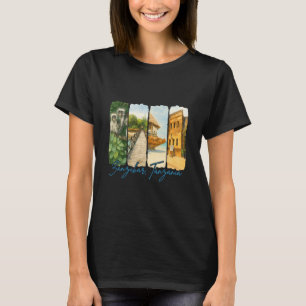 Camiseta Zanzir Tanzânia Viagem Viagem Pincelada Souveni