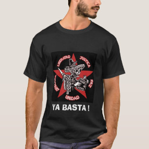 Camiseta zapatista, YA BASTA! - Personalizado