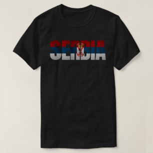 Camiseta Zastava Srbije / Bandeira Sérvia