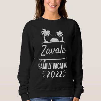 Camiseta Zavala Family Vacation Tropical Group Trip Beach