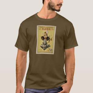 Camiseta Zaza, da "teatro do vintage Sra. Leslie Carter"