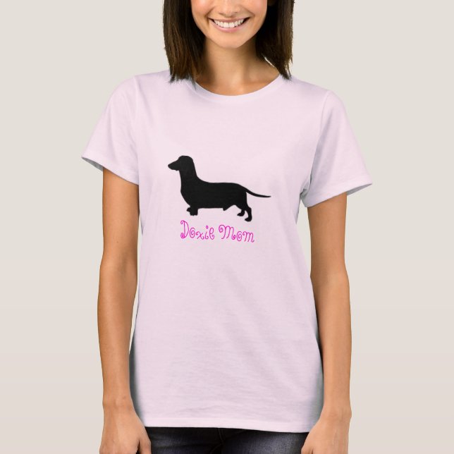 Camiseta zazzle1, mamã de Doxie (Frente)