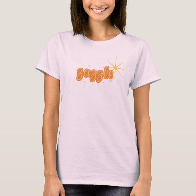 Camiseta Zazzle Bubble! (Frente)