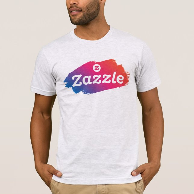 Camiseta Zazzle - colorido (Frente)