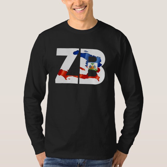 Camiseta ZB aka Zoe Boy Haitian Flag (Frente)