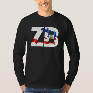 Camiseta ZB também conhecido como Zoe Boy Bandeira Haitiana
