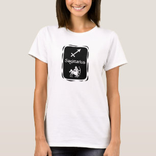 Camiseta (ZD3) Sinal da astrologia do zodíaco do SAGITÁRI