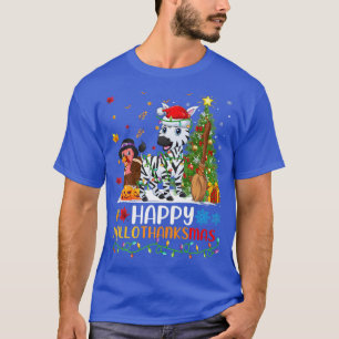 Camiseta Zebra Amante de os animais Engraçado Zebra Feliz O