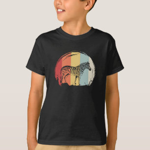 Camiseta Zebra Animal Motif Retro Vintage