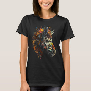 Camiseta Zebra Autumn Deixa Zoo Zoológico Colorido