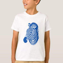 Camiseta Zebra azul