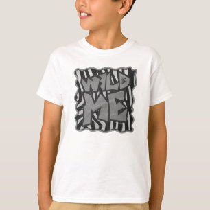 Camiseta Zebra Black e Light Cinzas Selvagens
