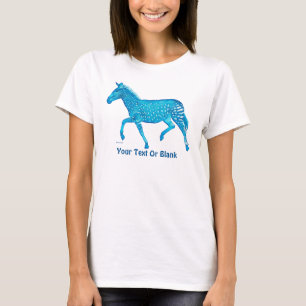 Camiseta Zebra-Bolinhas-branca - Azul