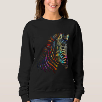 Camiseta Zebra Colorido Animal Animal Zoológico