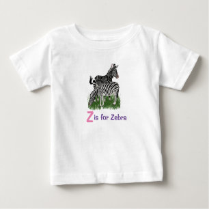 Camiseta Zebra Cute Animal Girls