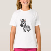 Zebra de desenho animado listras de código de barr