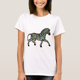 Camiseta Zebra de uma cor diferente