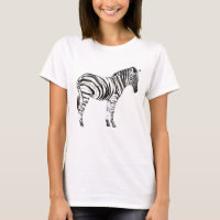 Zebra em pé