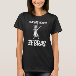 Camiseta Zebra For Men Women African Zoo Animal   1