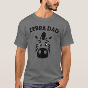 Camiseta Zebra Fora Para Pai Padre Preto Branco Lestido