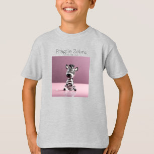 Camiseta Zebra Frágil: Lidar com cuidado