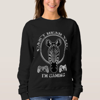 Camiseta Zebra Gamer Não Pode Ouvir Você Estou Jogando Zebr