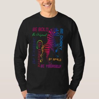 Camiseta Zebra Graphic Ser Negrito Seja Você Mesmo Estranho