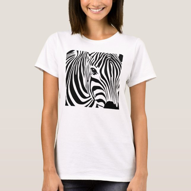 Camiseta Zebra Head (Frente)