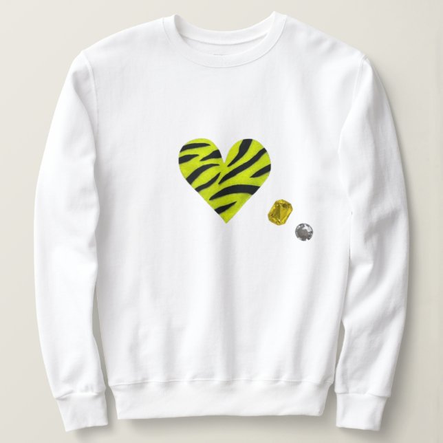 Camiseta Zebra-heart (Frente do Design)
