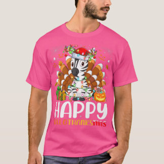 Camiseta Zebra Lover Halloween Natal Feliz Hallothankm