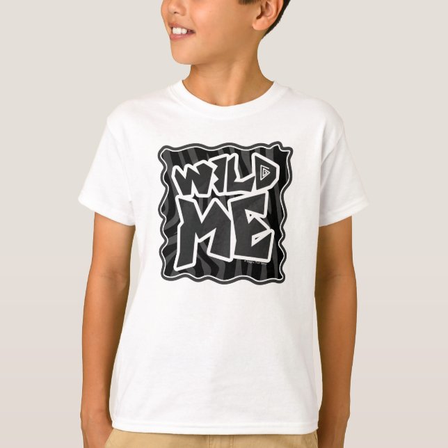 Camiseta Zebra me Selvagem Negro e Cinza (Frente)