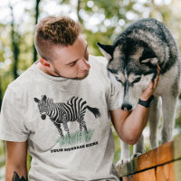 Zebra na ilustração realista da grama