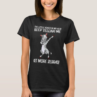 Camiseta Zebra Para Homens Mulheres Africano Zoológico Anim