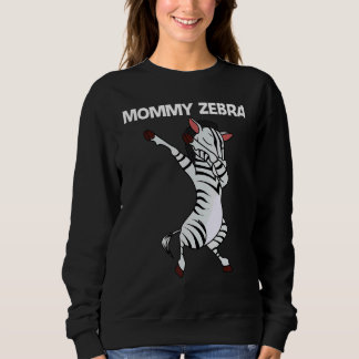 Camiseta Zebra Para Mulheres Mãe Africano Zoológico Animal 