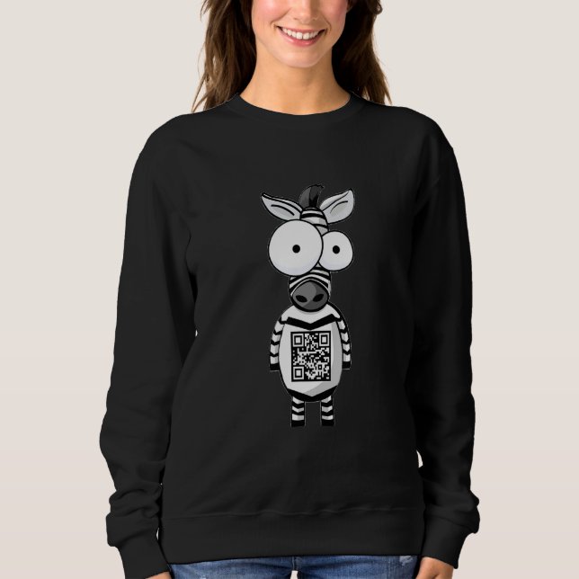 Camiseta Zebra  Pattern Barcode Message (Frente)