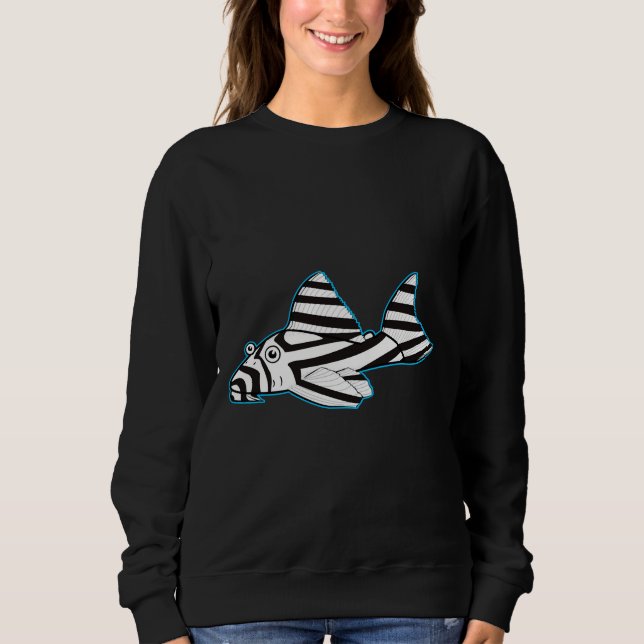Camiseta Zebra Pleco Fish (Frente)