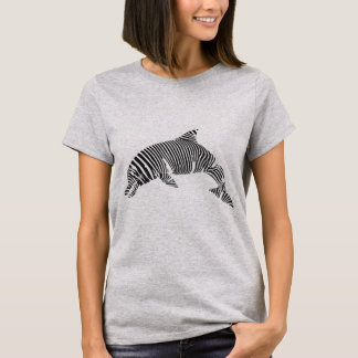 Camiseta Zebra Stripe Dolphin Tee