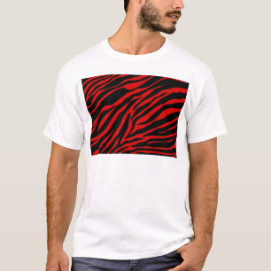 Camiseta zebra vermelha