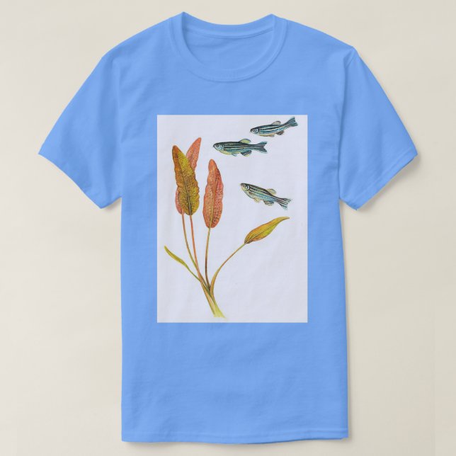 Camiseta Zebrafish Brachydanio rerio (Frente do Design)