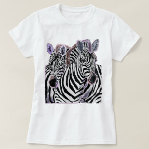 Camiseta Zebras Hug - Pintura 