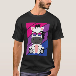 Camiseta Zebras Pride Bisexual Flag LGBTQ Proud Ally Pride 