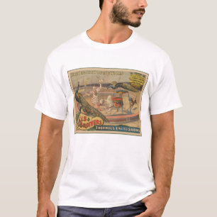 Camiseta Zebu E Pavão Com Treinador De Palhaços