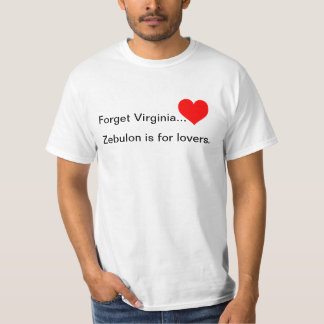Camiseta Zebulon é para amantes