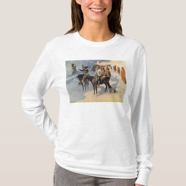 Camiseta Zebulon Pike que entra em Santa Fé (Frente)