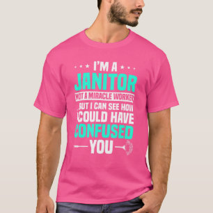 Camiseta Zelador Limpa Tudo Conservador Cuidador Governanta