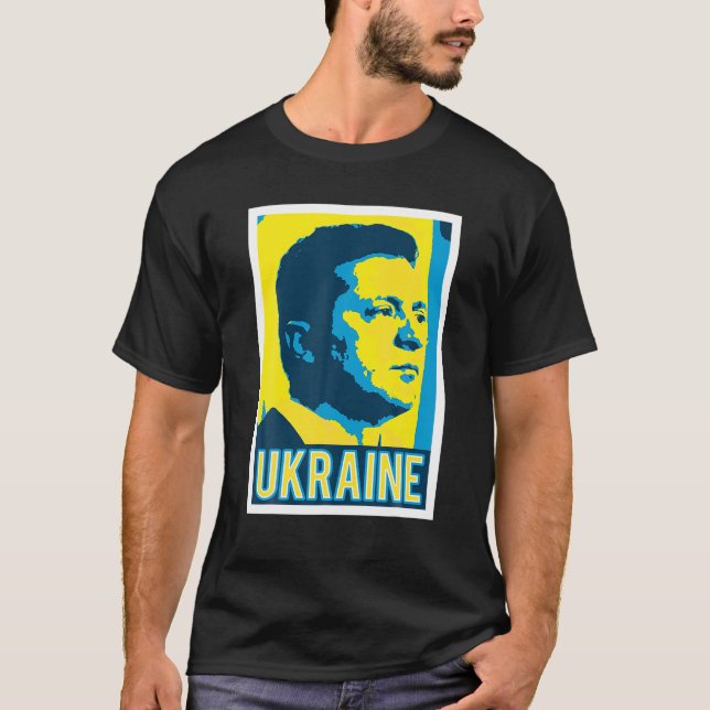 Camiseta Zelensky - Ucrânia (Frente)