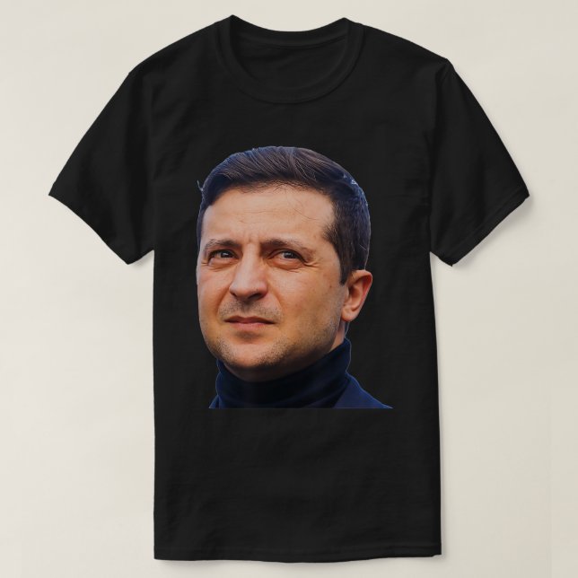 Camiseta Zelensky Ucrânia Hero (Frente do Design)
