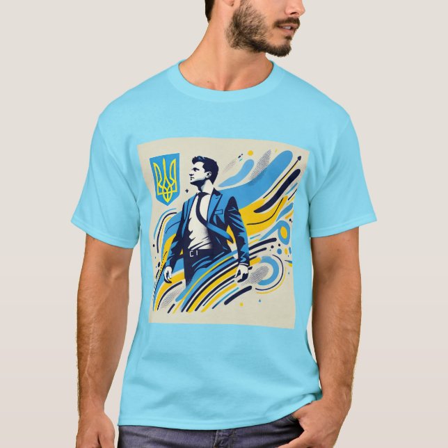 Camiseta Zelenskyy Rebuilding Ucrânia (Frente)