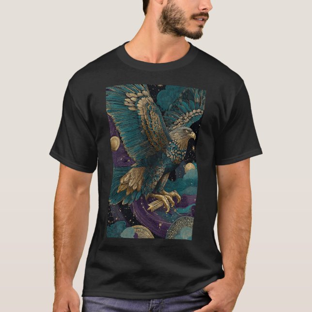 Camiseta Zellige de águia marroquina  (Frente)